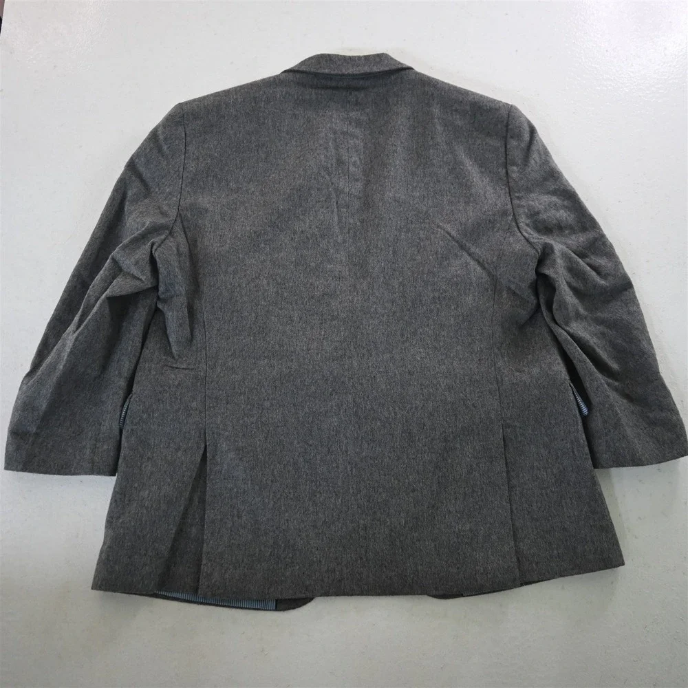 Stafford 50R Gray 100% Camelhair Flannel‎ Mens Blazer Suit Jacket Sport Coat